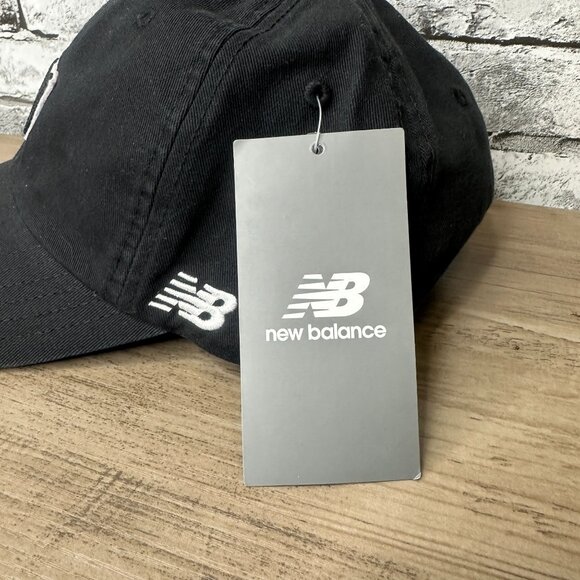 NWT New Balance Unisex Embroidered N Logo Baseball Hat Size One Size (Black) - Picture 10 of 12